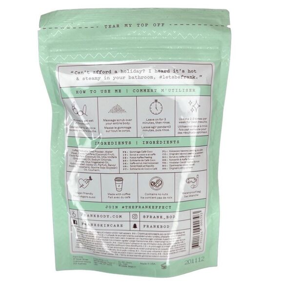 Frank Body Coconut Coffee Scrub - Picture 2 of 3